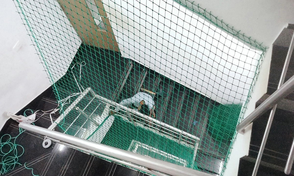 Merdiven Boşluğu Güvenlik Filesi 4